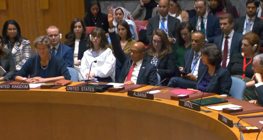 Watch the moment the United States representative to the Security Council objected to a project to stop the war on Gaza, which was supported by 99 countries